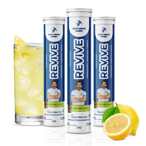 Explosive Whey Revive Effervescent Tablets - Trusted by MS Dhoni and ...