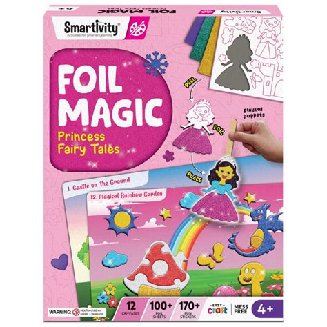 Smartivity Foil Magic - Princess Fairy Tales No Mess Art for Kids ...