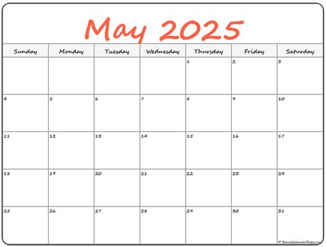 2025 Calendar Printable Version