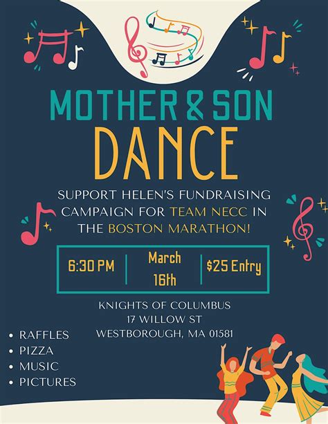 Mother & Son Dance, 17 Willow Street, Westborough, MA, USA, 16 March ...
