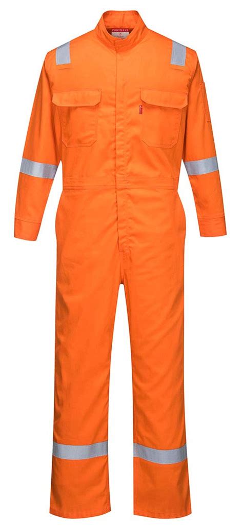 Buy Portwest Bizflame 88/12 Iona FR Coverall, Orange, Large Online at ...