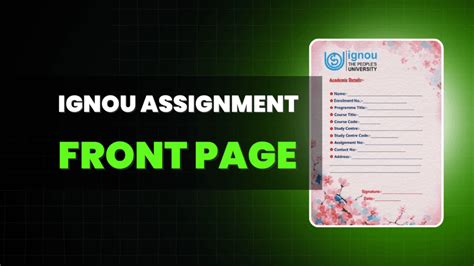 Image result for Rule Paper for IGNOU Assignment