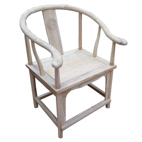 仿古中式实木家具白胚圈椅 南榆木白坯围椅 实木太师椅厂家批发-阿里巴巴