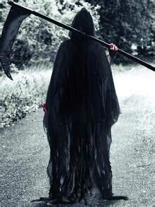 Geyoga Halloween Hooded Cloak Medieval Renaissance Wizard Cloak Reaper ...