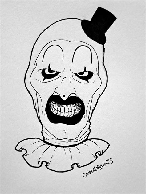 Art the Clown Drawing