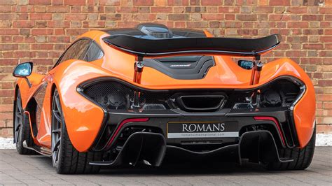 Mclaren P1 Orange Back