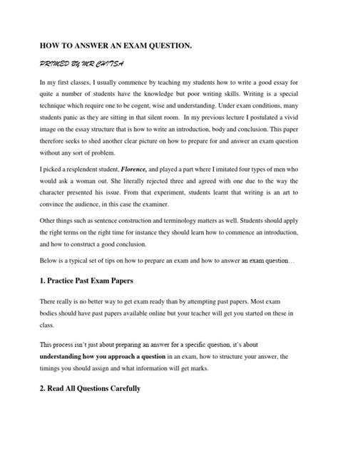 Image result for How to Make Good Exam Questions