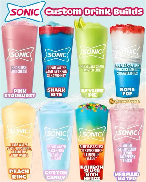 Pin by Makayla Ganey on food | Sonic drinks, Soda drinks recipes, Fun ...