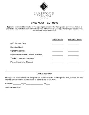 Fillable Online Multi-Lot Development Checklist - County of Vermilion ...