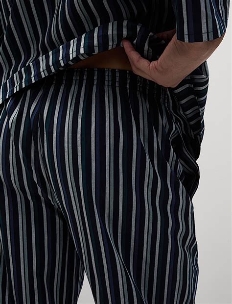 Buy Pure Cotton Striped Pyjama Set at Marks & Spencer