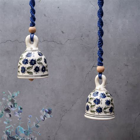 Ceramic Macrame Bells – Gathari Store