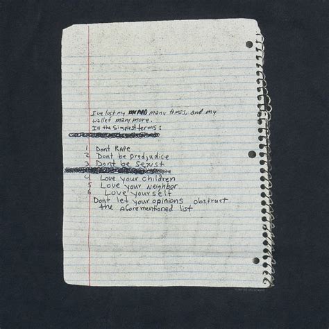 NIRVANA KURT COBAIN NOTE anvil LARGE 6452 | gre...