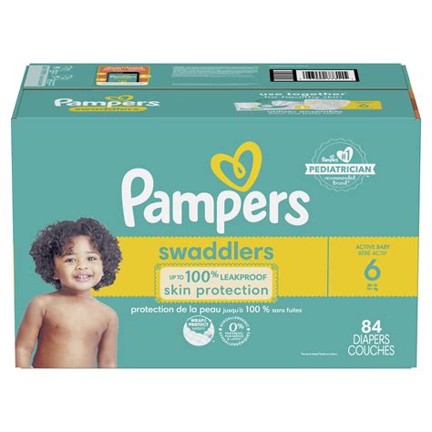 Pampers Swaddlers Active Baby Diapers, Size 6, 84 Ct – Walmart ...
