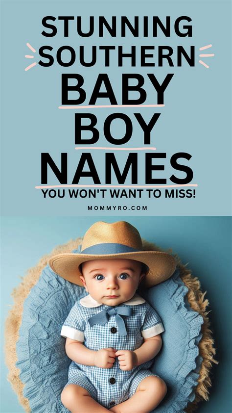 Southern Baby Boy Names That Ooze Charm and Character