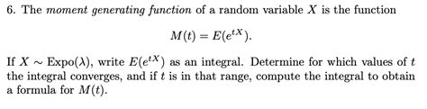 Image result for Moment Generating Function of Random Variable