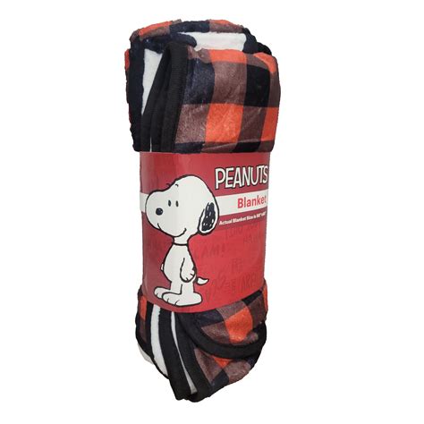 PEANUTS® Snoopy Plaid Blanket – FUN MERCHANDISE ONLINE SHOP