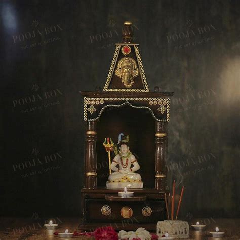 Buy Embellished Pooja Mandir Online in India - Mypoojabox.in