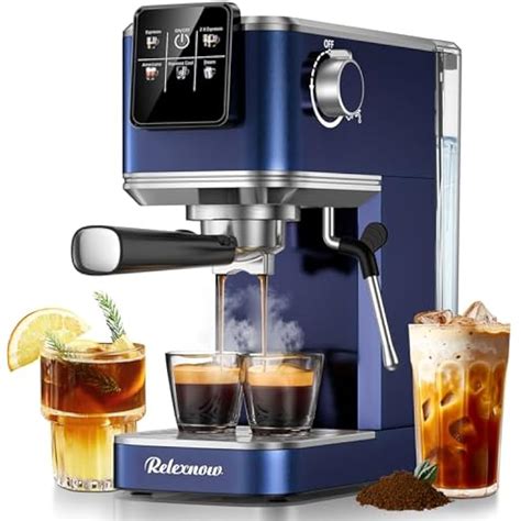 RELEXNOW Espresso Machine, 20 Bar Espresso Maker India | Ubuy
