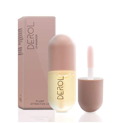 DEROL Lip Plumper by Vafee, Natural Lip Plumper and Lip Care Serum, Lip ...