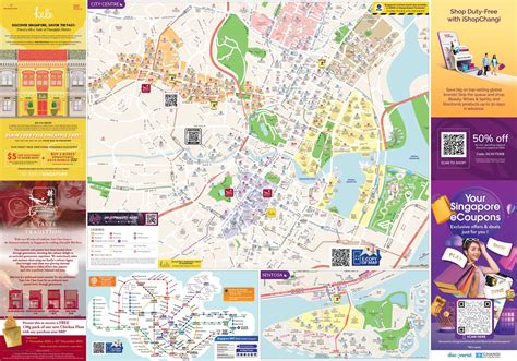 Map Of Singapore City With Attractions And Attractions - Infoupdate.org