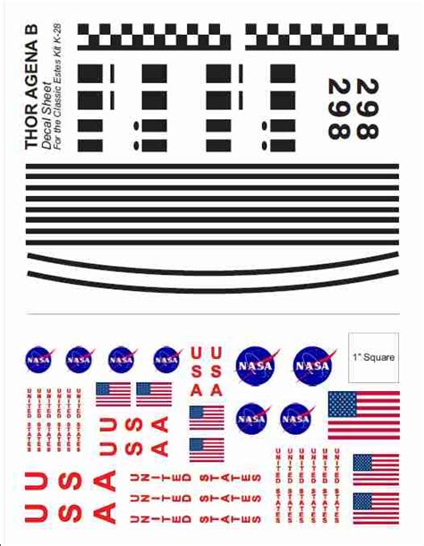 Image result for Model Rocket Decals