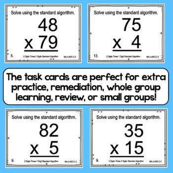 Image result for Multiplication Standard Algorithm 4th Grade Math