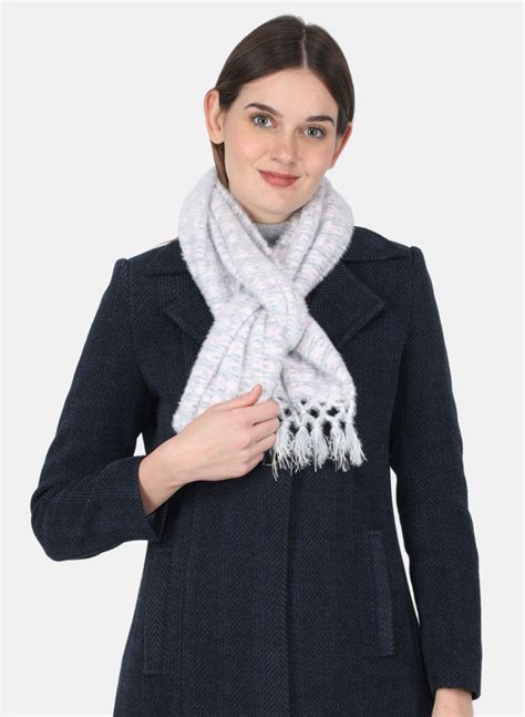 Buy Women Pink Self Design Muffler Online in India - Monte Carlo