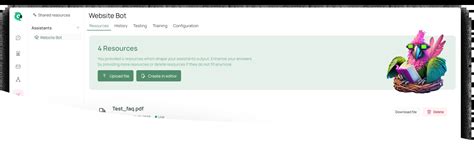 Get your AI Chatbot within Minutes