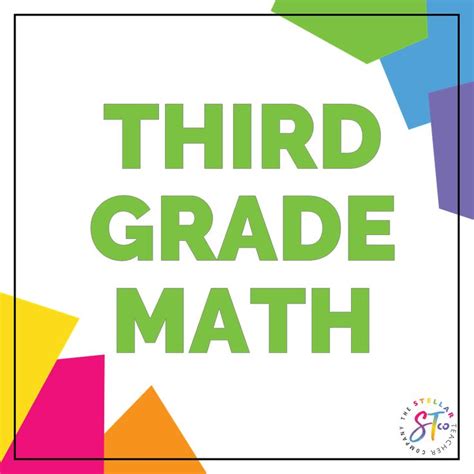 Image result for Third Grade Math Posters
