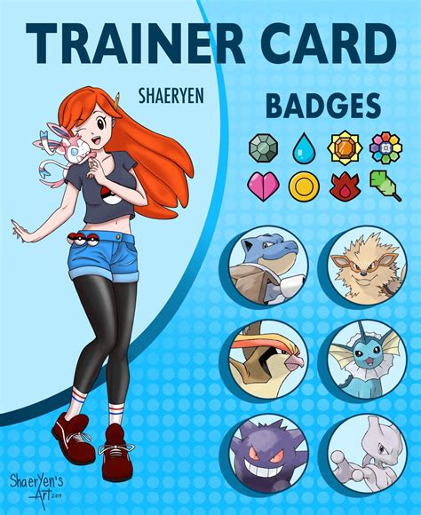 Pokemon Trainer Card Template - Cardtemplate.my.id