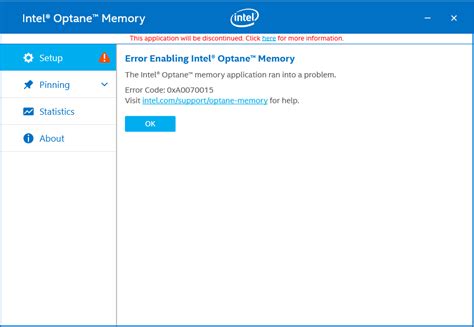 Image result for Intel Optane Error Code 0Xa00906b3