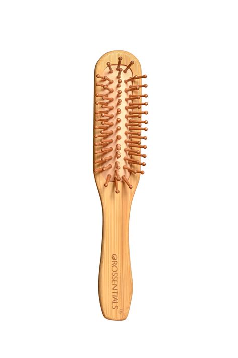 Bamboo Bristle Wooden Long Handle Hair Brush For Women [ORO-048 ...