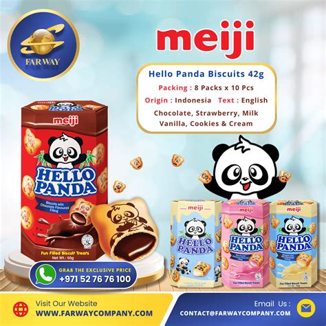 Meiji Hello Panda Biscuits Importer / Exporter in Dubai, Middle East ...