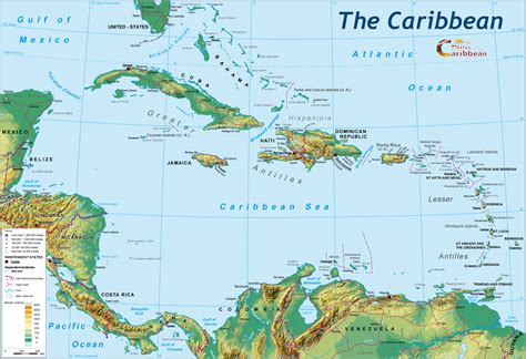 Maps Of The Caribbean United States Map