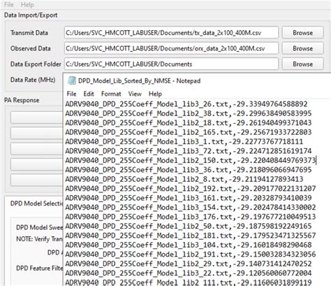ADRV904x DPD Analysis Tool [Analog Devices Wiki]