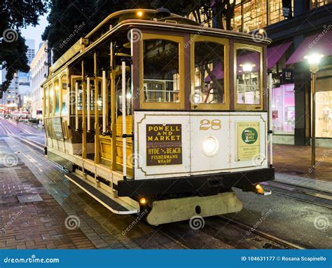 Historic Cable Car, Powell-Hyde Line on the August 17th, 2017 - San ...