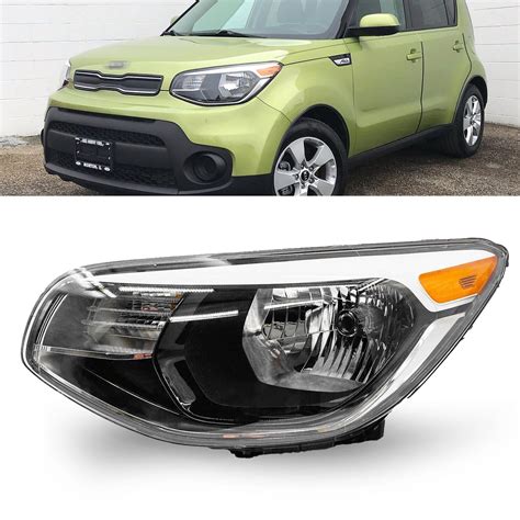 Amazon.com: Generic 2014-2019 Soul Headlights,Headlight Assembly Fit for Kia Soul 2014 2015 2016 ...