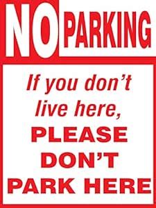 Green Panda®-No Parking Sign Board | Size:-12x9in | Glossy Laminated ...