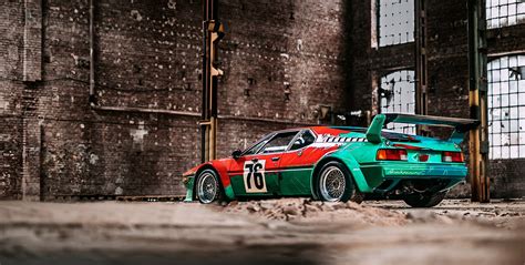 The BMW M1 Art Car by Andy Warhol celebrates anniversary