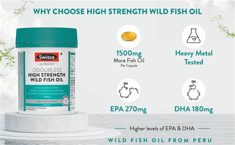 Buy Swisse Fish Oil with 1500mg Omega 3 (Highest Fish Oil Concentrate ...