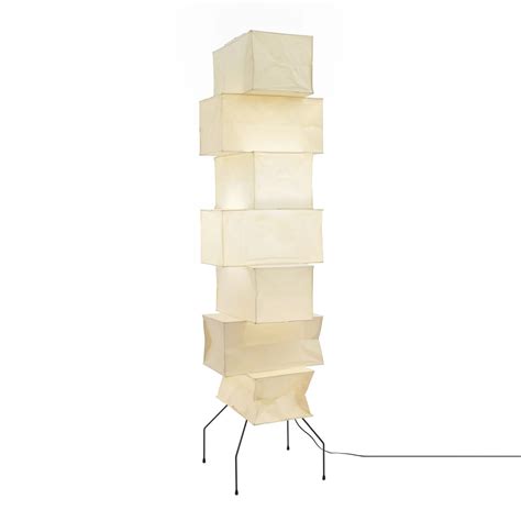 Lana Stacked Floor Lamp | Light sculpture, Isamu noguchi, Floor lamp