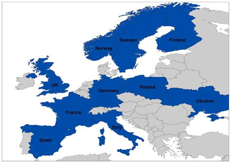Top 10 Largest Countries of Europe | Mappr