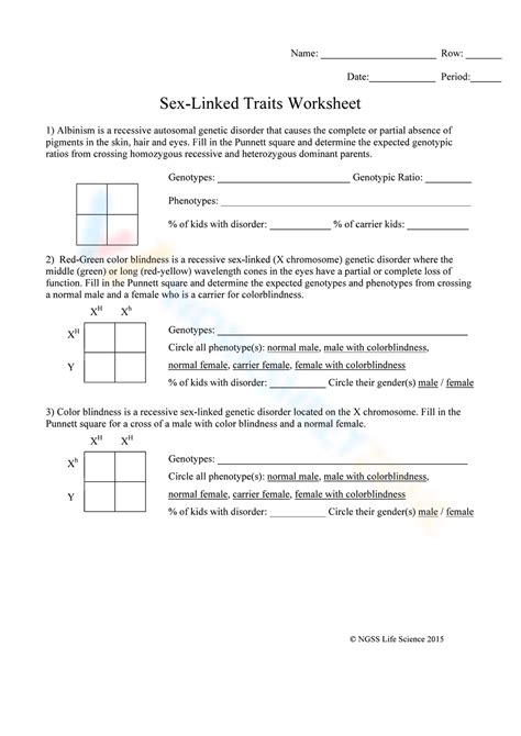Genetics and Inheritance Worksheet 的图像结果