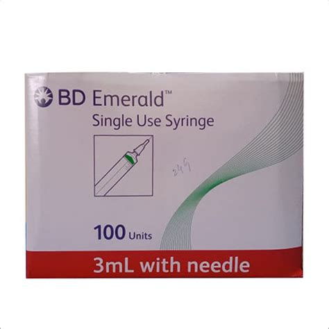 2 ML BD Emerald Syringe With Needle Supplier, Vacuum Double Cap Blood ...