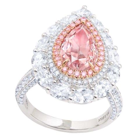 Emilio Jewelry GIA Certified 3.00 Carat Fancy Light Pink For Sale at ...