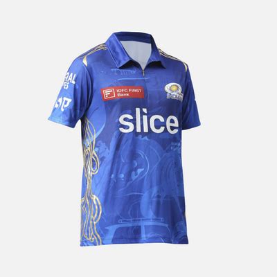 IPL Mumbai Indians Match Jersey 2023-Plain -Blue – Gambol