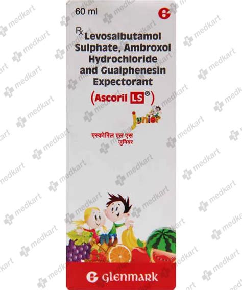 ASCORIL LS JUNIOR SYRUP 60 ML Price, Uses, Side Effects & Substitutes ...