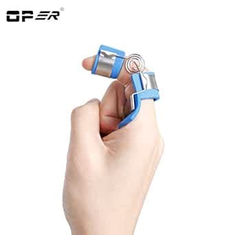 Generic Blue, S : OPER Finger Correction Trainers Splint Spasm Orthosis ...