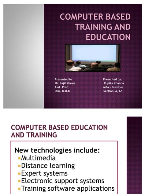 Image result for Computer-Based Training Courses