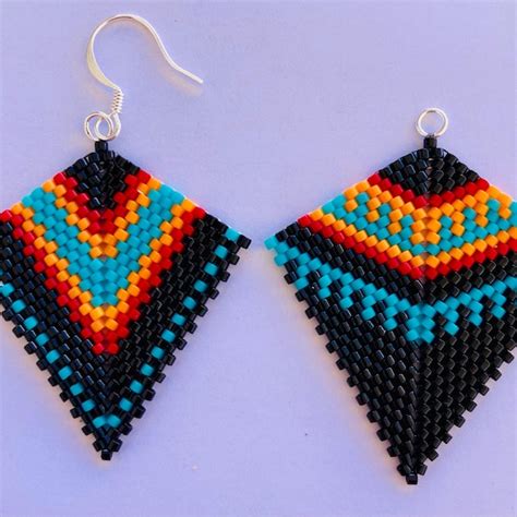 Peyote Earring Tutorial 的图像结果